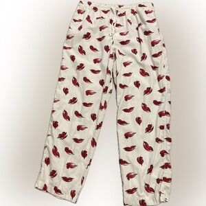 Gap Body Lounge Pajama Pants Kiss Lips Mens Size L